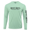 Limited Edition Green Reef Fishing Shirt With Hood