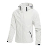 FSW White Waterproof Hooded Outdoor Fishing Jacket