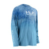 Blue Deep Horizon Vented Uv Protection Breathable Fishing Shirts