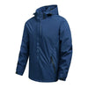 FSW Blue Waterproof Hooded Outdoor Fishing Jacket