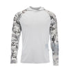 New - Camo White Hooded Anti-UV Fishing Shirts