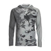 New - Camo Grey Hooded Anti-UV Fishing Shirts