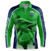 Barracuda Footy Fishing Shirt Limited Edition - Men's S-5XL, Comfortable & Breathable