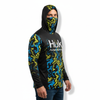 New Swirl Upf 50 Hooded Face Cover Fishing Shirts