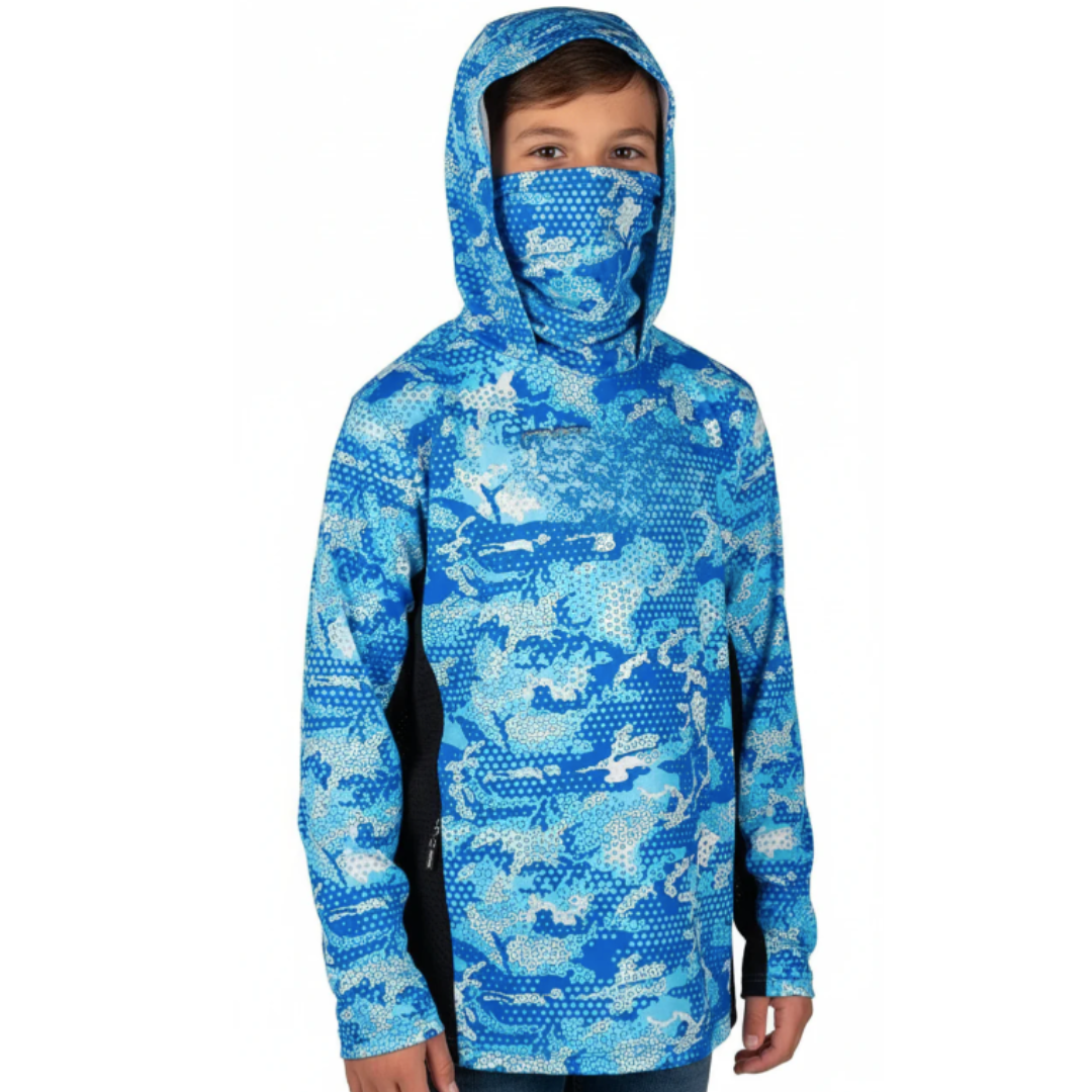 Kids Fishing Shirts Upf 50+ Long Sleeve Fishing Shirt