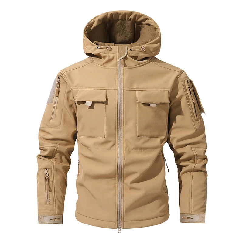 New - Waterproof Warm Fleece Hooded Fishing Jacket
