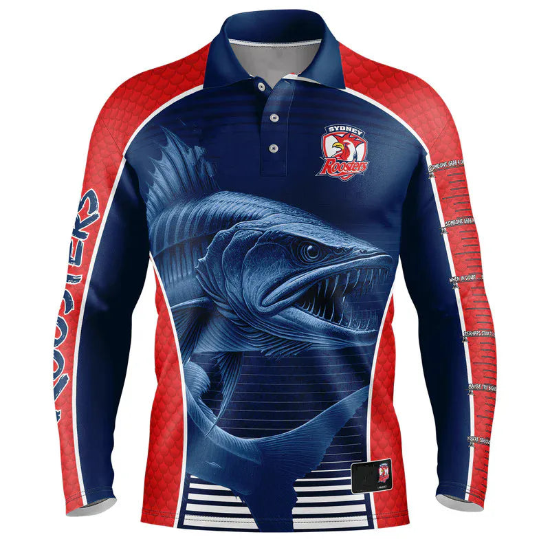 Barracuda Footy Fishing Shirt Limited Edition - Men's Sizes S-5XL, Comfortable & Breathable