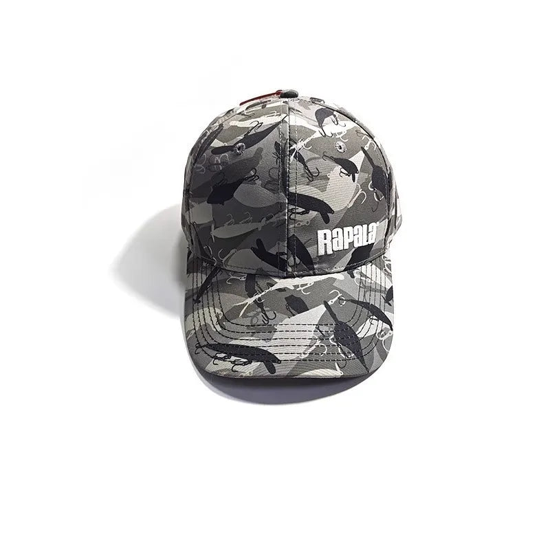 RAPALA grey Camo Adjustable Fishing Cap