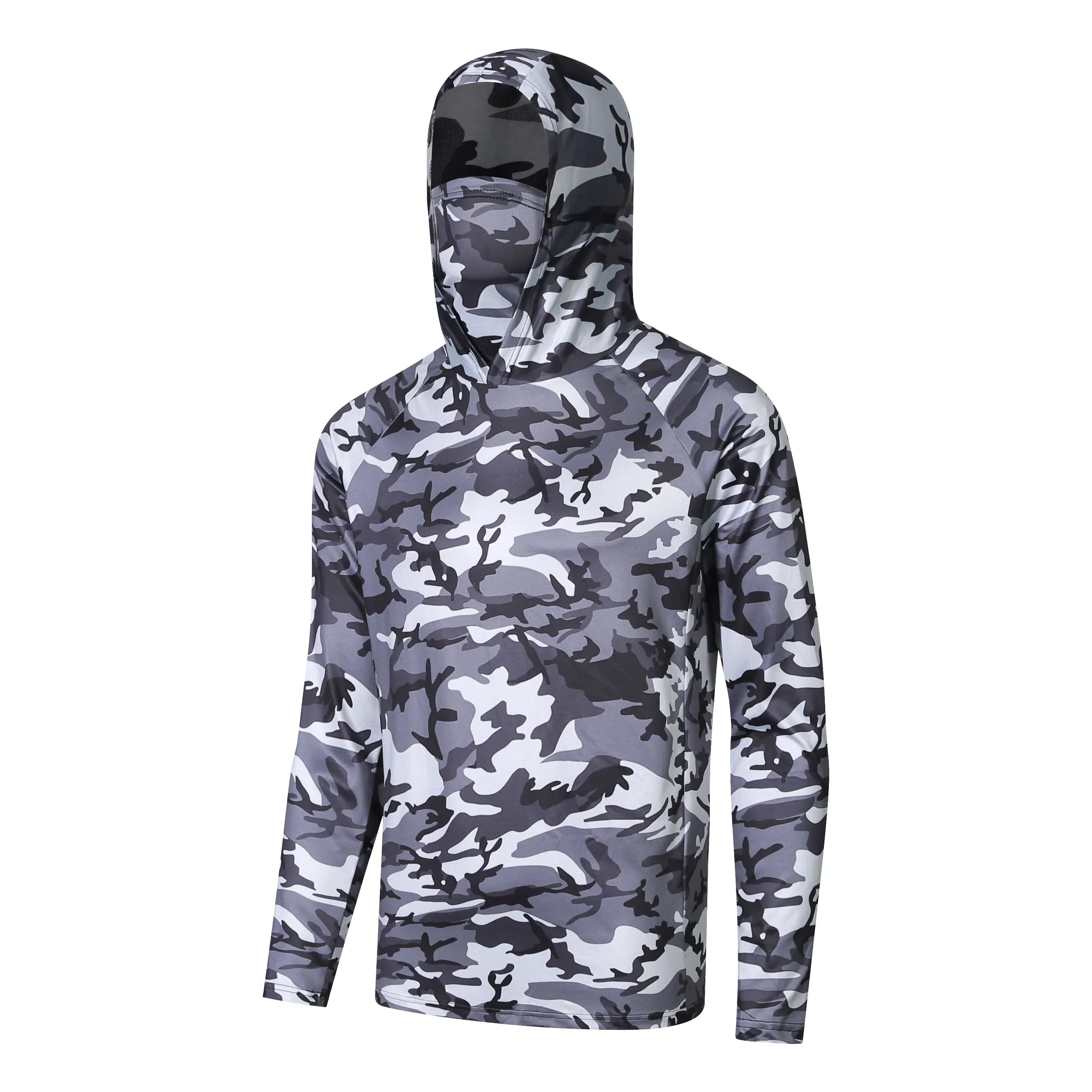 New - Camo Dark Anti-UV Fishing Shirts