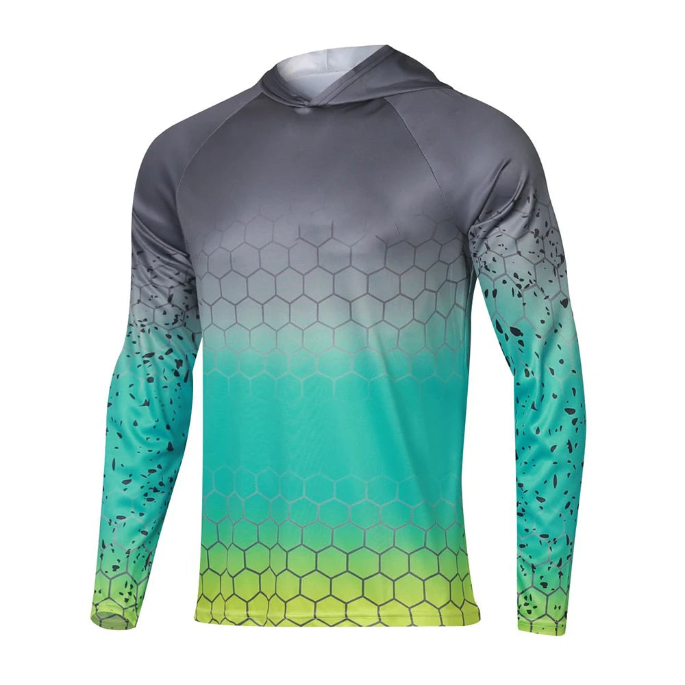 Multi Long Sleeve Uv Protection Fishing Hoodie