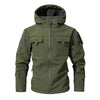New - Army Green Waterproof Warm Fleece Hooded Fishing Jacket