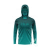 Sea Green UV Protection Mask Fishing Shirt