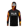 Dark Horizon Upf 50 Hooded Face Cover Fishing Shirts