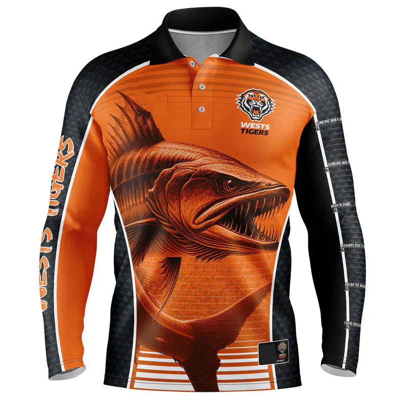 Barracuda Footy Fishing Shirt Limited Edition - Men's Sizes S-5XL, Comfortable & Breathable