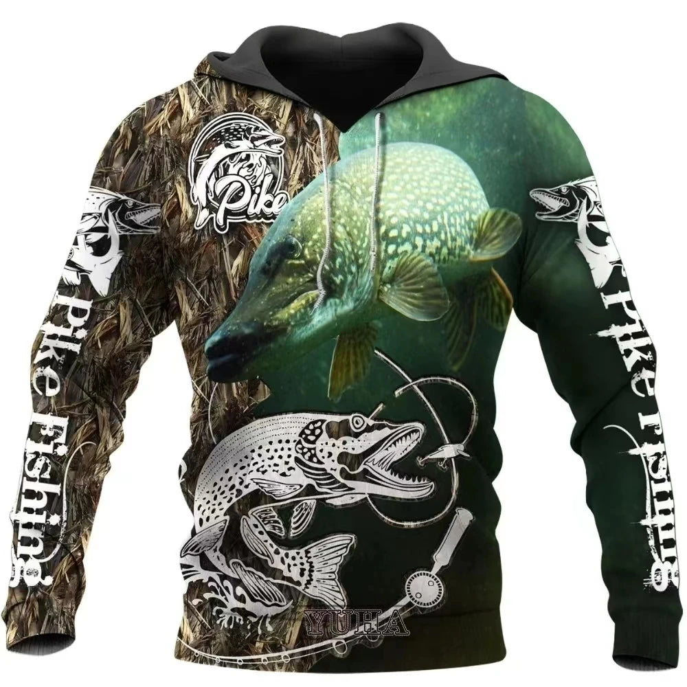FSW Pike Warm Fishing Hoodie