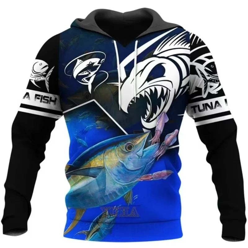 FSW Tuna Reaper  Warm Fishing Hoodie