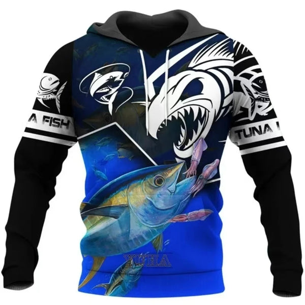 FSW Tuna Reaper  Warm Fishing Hoodie