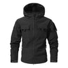 New - Black Waterproof Warm Fleece Hooded Fishing Jacket
