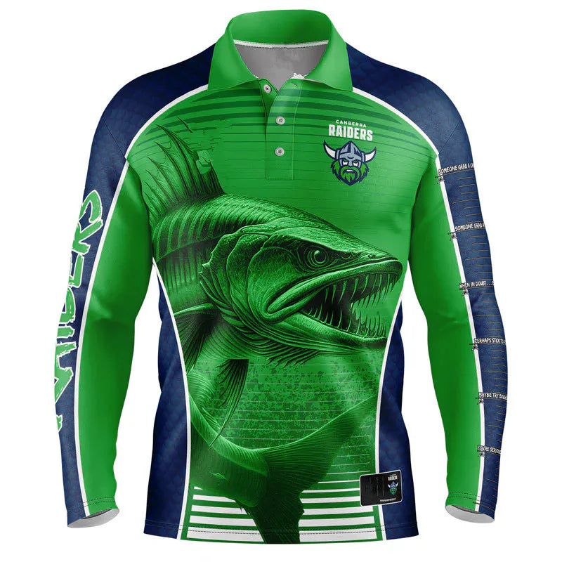 Barracuda Footy Fishing Shirt Limited Edition - Men's S-5XL, Comfortable & Breathable