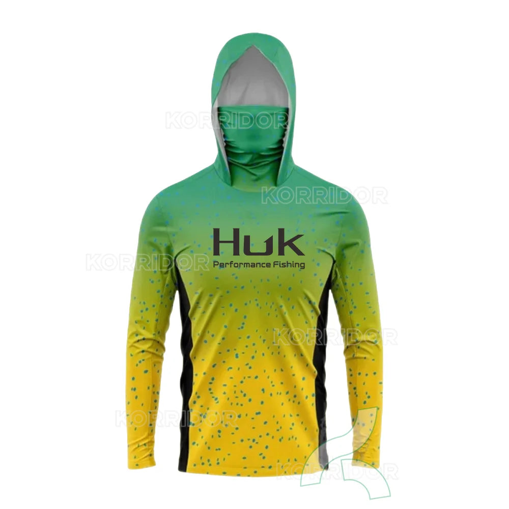 Sea Horizon UV Protection Mask Fishing Shirt