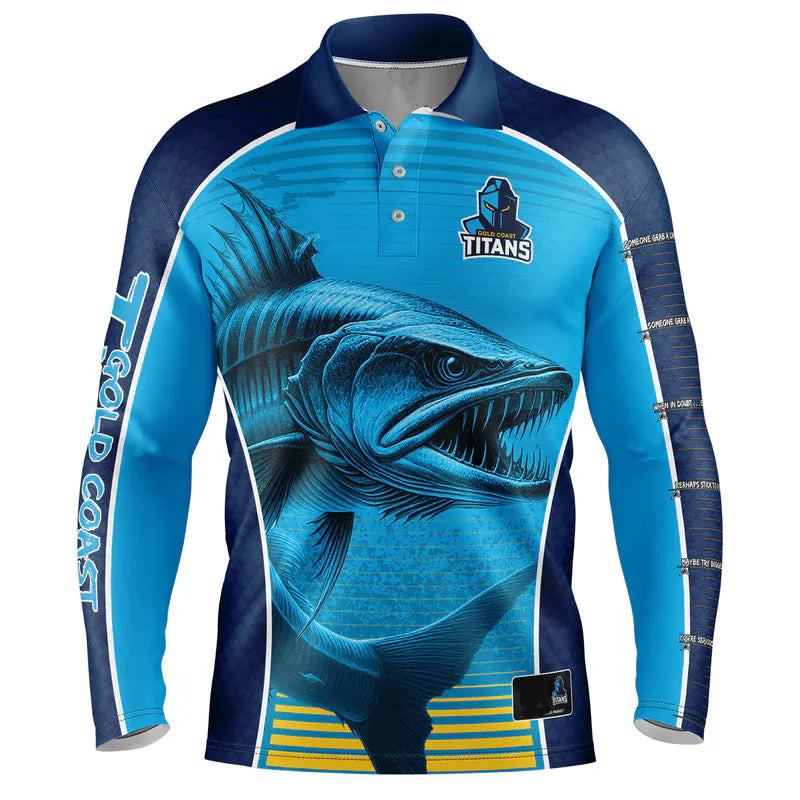 Barracuda Footy Fishing Shirt Limited Edition - Comfortable & Breathable