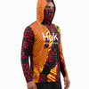 New Orange Inspired Upf 50 Hooded Face Cover Fishing Shirts