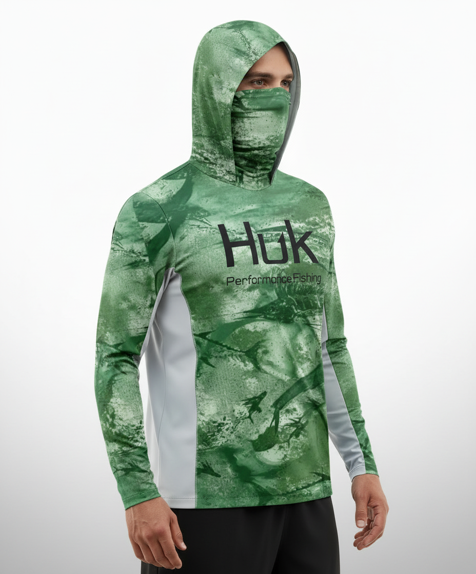 Deep Sea Green UPF 50+ Fishing Shirt