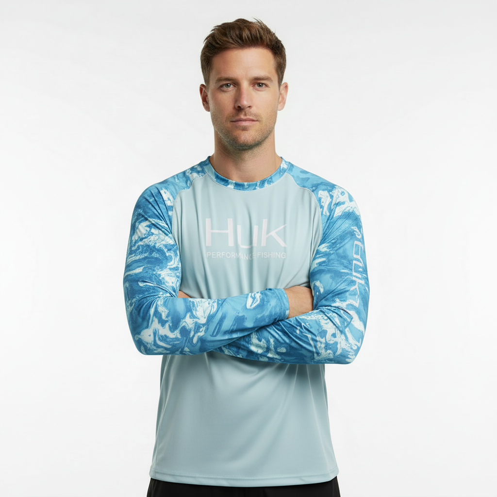 FSW Blue Marlin Long Sleeve Fishing Shirt UPF 50